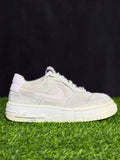 Nike Air Force 1 Pixel in a beige and pink colorway